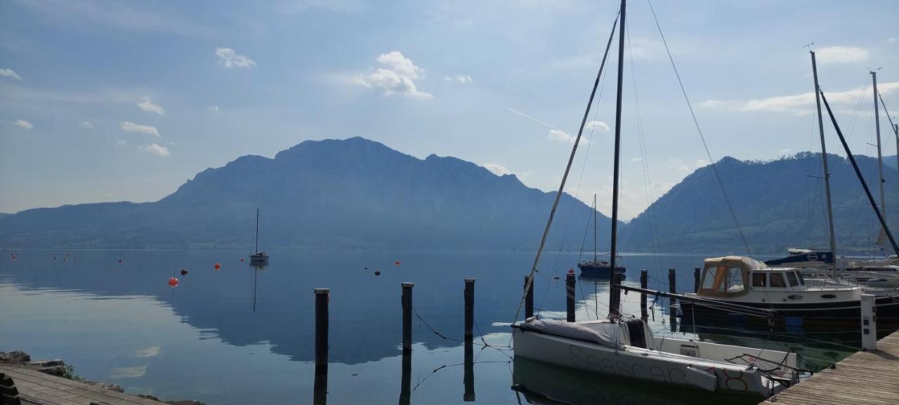 Ferienhaus Goldener Anker Unterach Am Attersee Dış mekan fotoğraf