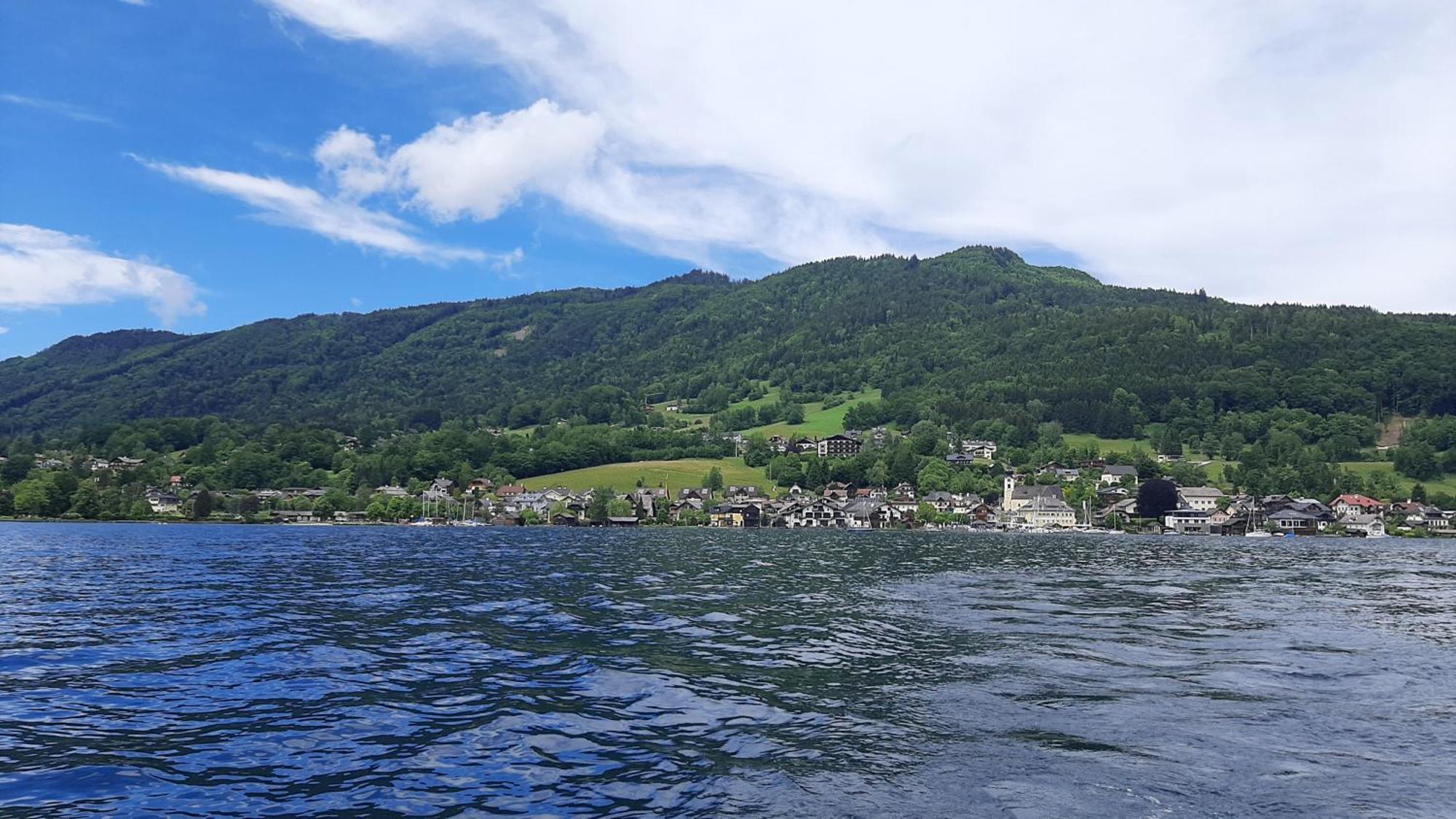 Ferienhaus Goldener Anker Unterach Am Attersee Dış mekan fotoğraf