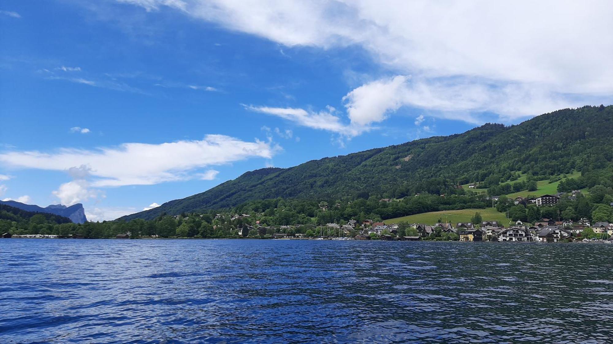 Ferienhaus Goldener Anker Unterach Am Attersee Dış mekan fotoğraf